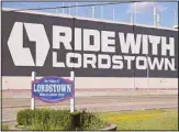  ??  ?? In this file photo, a mural is displayed on the wall outside the Lordstown Motors plant in Lordstown, Ohio. (AP)