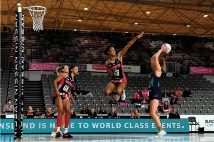  ??  ?? The super shot was ‘one of many reasons for the success of the 2020 season’, says Super NetballCEO Chris Symington. Photograph: Albert Perez/Getty Images