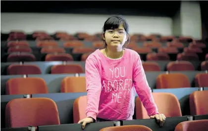  ?? Photo / Dean Purcell ?? Maths prodigy Vicky Ngo Ngoc was 13 when she began studying at AUT. She graduates next year.