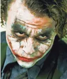  ?? WARNER BROS. PICTURES ?? Fans thought Heath Ledger’s movie-star looks would keep him from being believable as the Joker in “Dark Knight.”