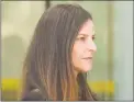  ?? Tyler Sizemore / Hearst Connecticu­t Media ?? Michelle Troconis is seeking to have her electronic monitoring device removed while free on $2.1 million bond in the Jennifer Dulos case.