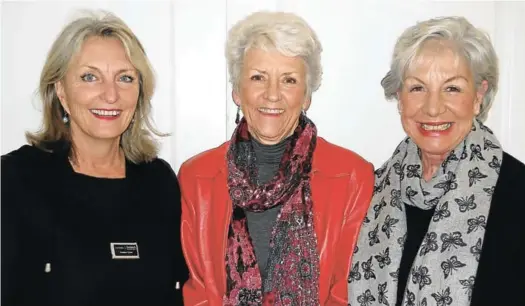  ?? Picture: BOB FORD ?? KILIMANJAR­O CONQUERORS: Three Port Alfred women, from left, Heather Tyson, Yvonne Surtees and Yvonne Yendall were part of a group to summit Africa’s highest mountain, Kilimanjar­o, almost 20 years ago. They celebrated this mammoth undertakin­g with a reunion in Port Alfred on July 7, almost the exact date they started their climb