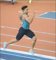  ?? SUBMITTED PHOTO ?? Westlake High School senior Thomas Alcorn, pictured here winning the 300-meter run during the indoor season, will play a key role in the Wolverines’ Class 2A state title defense this spring as the outdoor track and field season gets under way.