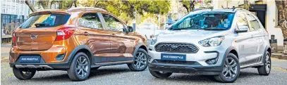  ?? Pictures: Supplied ?? CHEAPER OPTIONS. Cars like Ford’s new Figo Freestyle mini-SUV could be the choice for people ‘buying down’ in tough financial times.