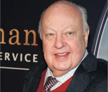  ?? PICTURE: AP ?? Roger Ailes wanted attractive women to read the news – and translucen­t desks so that viewers could see their legs.