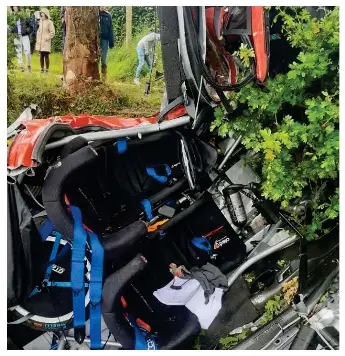 Seven weeks on from horror crash, Jennings vows: ‘I will be back ...