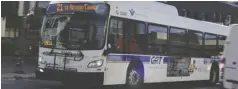  ?? File photo ?? Grand River Transit buses have been off the roads since Monday, when workers opted to go on strike.