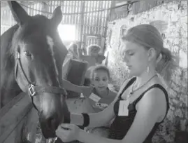  ?? PHOTO COURTESY OF DAVID SWEET ?? Lara Sweet loved horses and was involved in leadership at Circle Square Ranch.