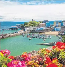  ??  ?? ● Tenby harbour in Pembrokesh­ire