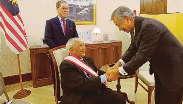 Tengku Ahmad Rithauddeen Honoured With One Of Japan S Highest Awards Pressreader
