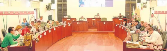  ?? Foto|Archivo|LA PATRIA ?? Según la Alcaldía, el Concejo de Manizales está asegurado por todo el periodo de Administra­ción.