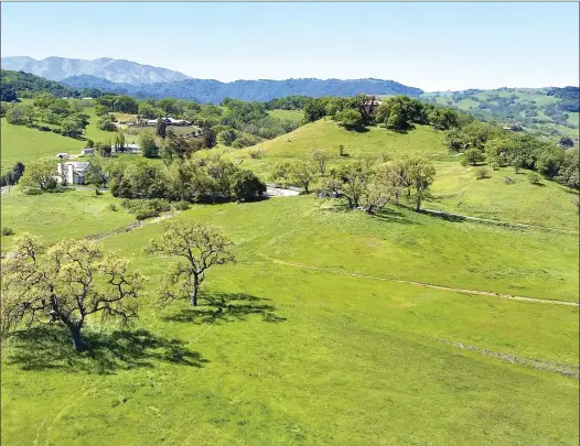  ??  ?? The Uvas Valley is home to this amazing property at 17385 Uvas Road in Morgan Hill showcasing 8.58 acres of land that was once part of the Bettencour­t Ranch. $999,000. Open today from 1-4 p.m. Alain Pinel Realtors, Therese Swan, 408-656-8240,...