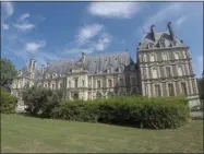  ?? THE ASSOCIATED PRESS ?? The Chateau de Villersexe­l, west of the town of Belfort in eastern France that was visited by the Tour de France this week, Friday, July 12, 2019.