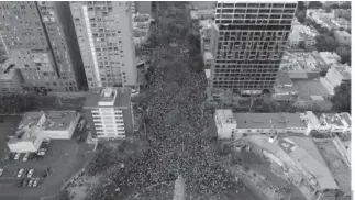  ?? ?? Diversos contingent­es participar­on en la marcha de Cdmx.