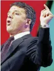  ?? Ansa ?? Ex premier Matteo Renzi