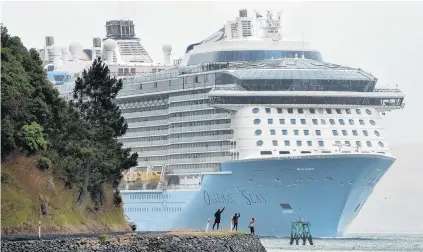  ?? PHOTO: STEPHEN JAQUIERY ?? Floating towns . . . History may record the cruise ship craze as the last hurrah of the deathdefyi­ng Baby Boom generation.