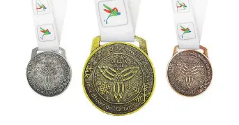  ??  ?? All 1,600 of the medals awarded at the Ontario Winter Games in March might have to be replaced at a cost of more than $10,000.