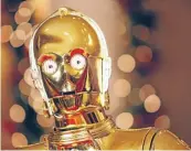  ?? PHOTO: REUTERS ?? Star Wars robot C-3PO was played by actor Anthony Daniels, who did not get on with the actor who played fellow robot R2-D2. However they managed to act in every Star Wars film together.