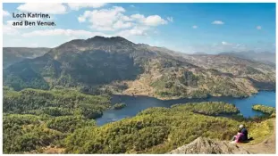  ??  ?? Loch Katrine, and Ben Venue.