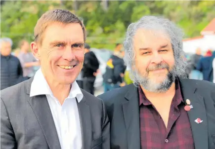  ?? Photo / File ?? Sir Peter Jackson and Andy Foster have been upfront about the movie maker’s support for Foster’s campaign.