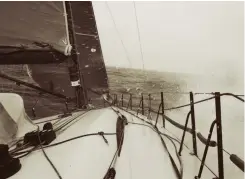  ?? PHOTO : S N OW L I O N R A C I N G ?? A pitching foredeck can be intimidati­ng. For the author, however, one harrowing foredeck experience taught him fear can be overcome with confidence.