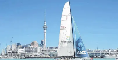  ??  ?? Explore Sailing leads outings on Auckland’s Waitemata Harbour in a former America’s Cup Yacht used by Team New Zealand.