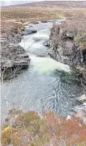  ?? ?? The cascades at Chest of Dee.