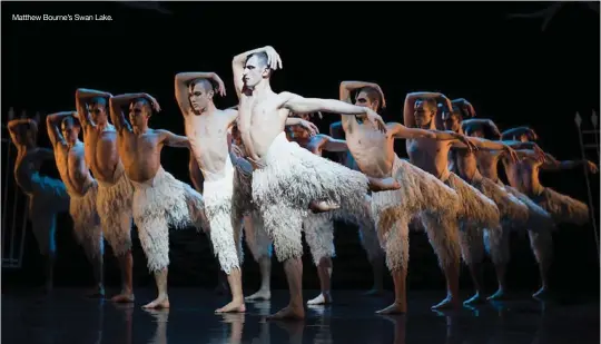  ??  ?? Matthew Bourne’s Swan Lake.