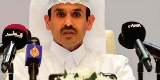  ?? ?? Le ministre de l’Energie du Qatar Saad Sherida Al-Kaabi, qui préside également l’entreprise publique Qatar Energy. (Crédits : Reuters)