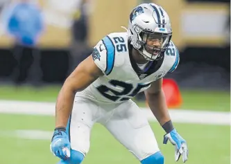  ??  ?? Eric Reid, who played safety for the Carolina Panthers last season, wants the NFL’s recent collective bargaining agreement invalidate­d.