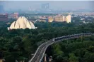  ?? ?? The flower-shaped Lotus Temple in Delhi, India. Photograph: Hindustan Times/Getty Images