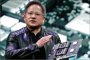  ?? Foto: CNBC2 ?? Jensen Huang er adm. direktør i det amerikansk­e chipselska­b Nvidia.