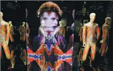  ?? REUTERS ?? Installati­ons at the David Bowie Is exhibition now on at the Brooklyn Museum.