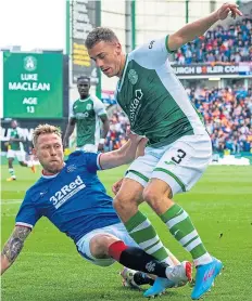  ?? ?? Hibs will visit Ibrox as the Premiershi­p gets back under way on Thursday