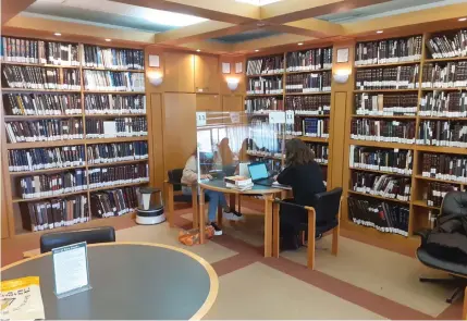  ?? (Photos: Gil Zohar) ?? GERSHOM SCHOLEM Reading Room, relocating after 40 years at Givat Ram.