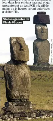  ?? ?? Statues géantes de l’île de Pâques