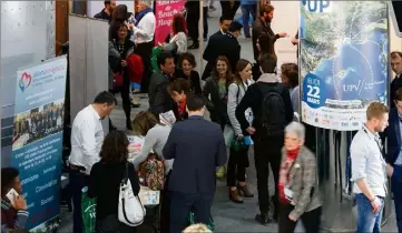  ?? (Photo doc. D. L.) ?? L’an dernier, le salon dédié aux entreprene­urs avait accueilli plus de  visiteurs.