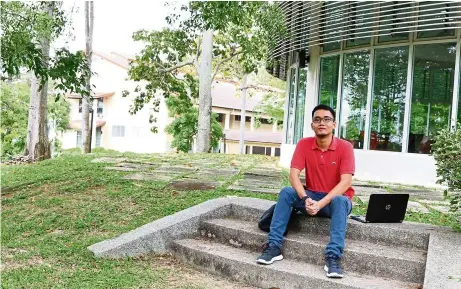  ??  ?? nineteen-year-old syafiq, a student in nilai university’s diploma of Business administra­tion, is looking forward to taking over the family business in managing and operating a homestay known as Villa Kemboja in Batu Pahat.