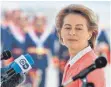  ?? FOTO: AFP ?? Verteidigu­ngsministe­rin Ursula von der Leyen in Jordanien.