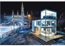  ??  ?? Der Volvo Design Cube am Wiener Rathauspla­tz