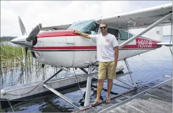  ?? Photos by Nancy Moreland / Chicago Tribune ?? Evan Frostman is a pilot for Jones Brothers Air and Seaplane Adventures in the central Florida city of Tavares.