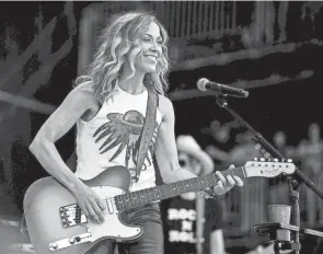  ?? ANDREW NELLES/TENNESSEAN.COM ?? Sheryl Crow will perform July 10 at John F. Wolfe Columbus Commons. The show is free, but tickets will be required.