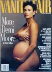  ??  ?? La celebre copertina Demi Moore incinta