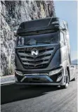  ?? FOTO: IVECO ?? Studie des Nikola TRE: Iveco will Ulm zum Zentrum für ElektroLas­twagen ausbauen.