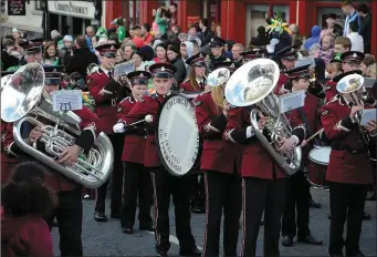  ??  ?? The Ballymote St. Patrick’s Day parade has a Brexit theme this year.