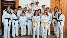  ?? Foto: Thomas Heiß ?? Mit guten Ergebnisse­n kehrten die Taekwondo Kämpfer des TSV Schwabmünc­hen von den bayerische­n Meistersch­aften zurück.