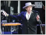  ?? (AP) ?? Singer-songwriter Bob Dylan performed at a music festival in
France in 2012.