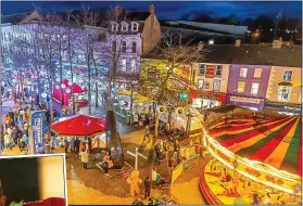  ?? ?? winterval wonderland: Keith Barry is proud of his home town’s hugely successful seasonal festival