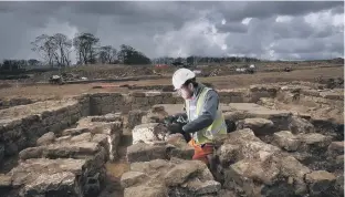  ??  ?? and field archaeolog­ist Martyn King, above right.