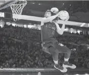  ?? DARRON CUMMINGS AP ?? Heat rookie Jaime Jaquez Jr. donned a ‘El Heat Cultura’ jersey for the Slam Dunk Contest Saturday night to pay homage to his Mexican heritage, as well as to the other Mexicans who played in the NBA before him.